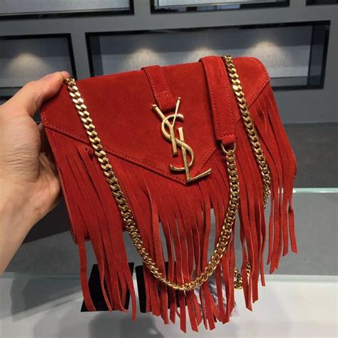 red ysl fringe bag|Saint Laurent Official Online Store .